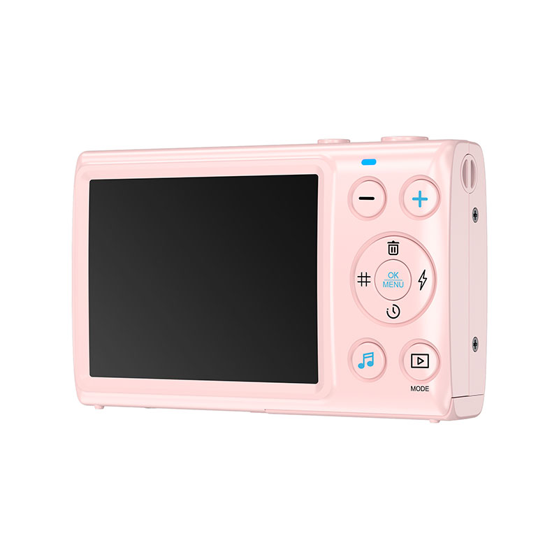 4K Digital Camera Kids Camera Portable Vintage Small Camera for Beginner Teens Students Boys Girls Pink 5