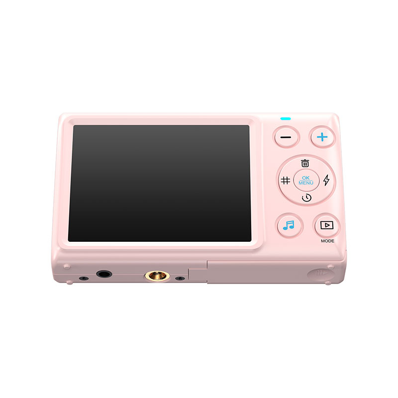 4K Digital Camera Kids Camera Portable Vintage Small Camera for Beginner Teens Students Boys Girls Pink 8