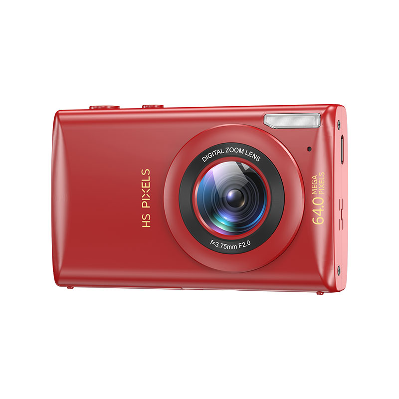 4K Digital Camera Kids Camera Portable Vintage Small Camera for Beginner Teens Students Boys Girls Red 2