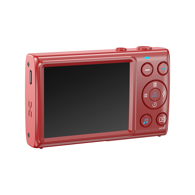 4K Digital Camera Kids Camera Portable Vintage Small Camera for Beginner Teens Students Boys Girls Red 6