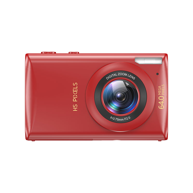 4K Digital Camera Kids Camera Portable Vintage Small Camera for Beginner Teens Students Boys Girls Red